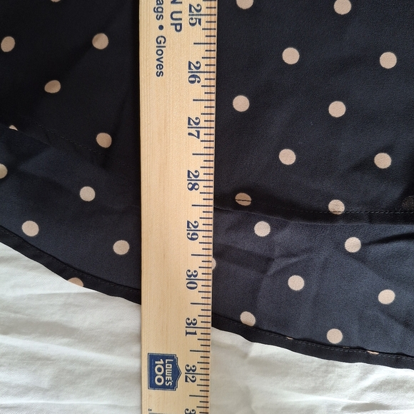 NWT Womens 41 Hawthorn 3X Polk A Dot Blouse Ruffles Top Stitch Fix Short Sleeve - Picture 11 of 14